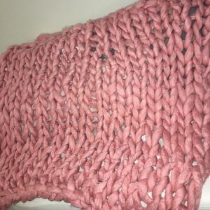 Chunky Knitted Blanket
